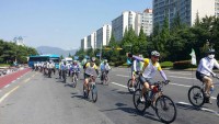 2018 평창동계올림픽 성공개최 기원…창원서 홍보캠페인